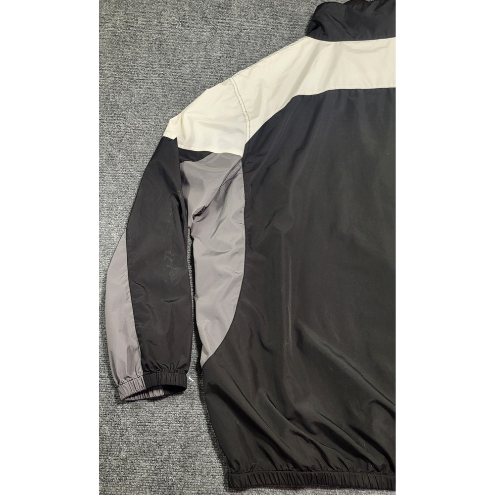 Vtg Y2k Reebok NFL Team Apparel Oakland Raiders Windbreaker Jacket Size XX-Large - Picture 10 of 13